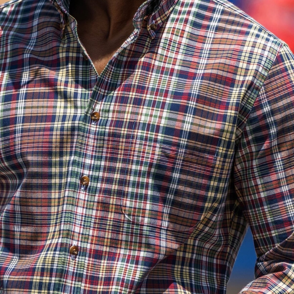 Ralph Lauren The Madras Button Down Classic Fit Shirt  XL - Picture 3 of 10